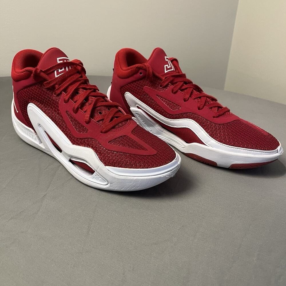 Jordan Tatum 1 TB University Red 10.5 Basketball Volleyball Shoes Deuces Sneaker